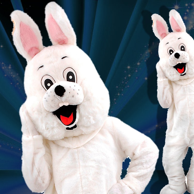 Déguisement mascotte lapin de Pâques adulte 