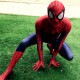 Spiderman cosplay mascotte